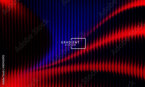 Futuristic neon gradient pattern with diagonal glowing lines blending smooth and radiant colors. Minimalistic abstract dark background perfect for creative digital tech designs. Vector illustration 