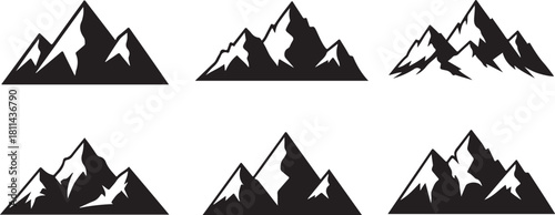 Majestic Mountain Silhouette Vector Collection

High Peak Black Mountain Outline Set

Adventure Landscape Mountain Silhouette Bundle