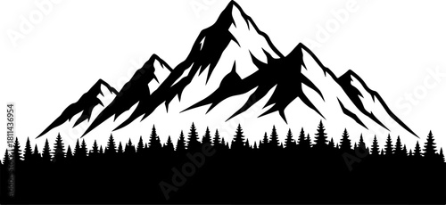 Majestic Mountain Silhouette Vector Collection

High Peak Black Mountain Outline Set

Adventure Landscape Mountain Silhouette Bundle