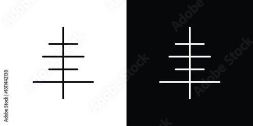 Align center icons symbols. Collection of simple black icons