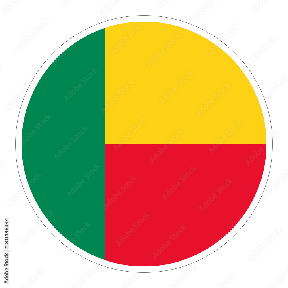 Fototapeta premium Benin flag