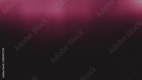 Minimal magenta to black gradient background with subtle film grain texture, abstract dark design.

