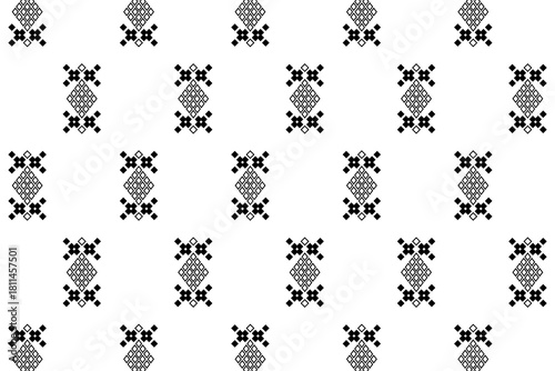 traditional ornamental motif design printed fabric material