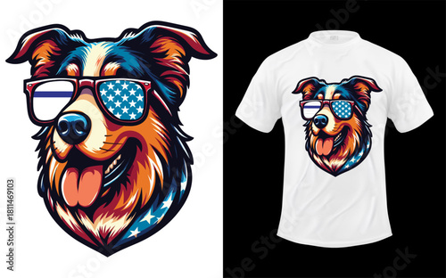 Belgian Malinois K9 Unit Thin Blue Line Flag Police