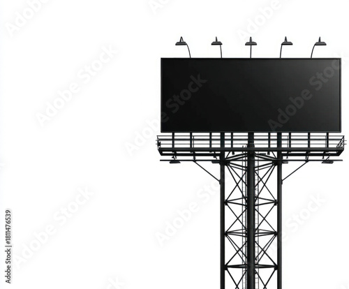 Billboard isolated on white
