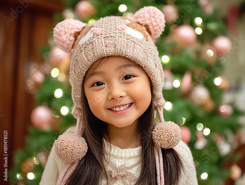 little Christmas tree girl