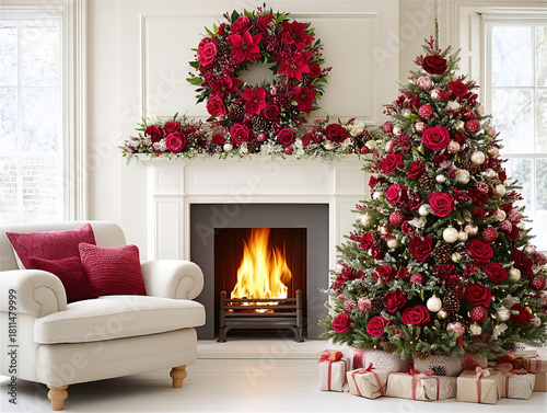 tasteful Christmas home dec...