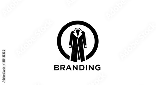 Sophisticated Outerwear Branding Minimalist Icon Design for Fashion and Lifestyle Businesses, representing identity and recognition