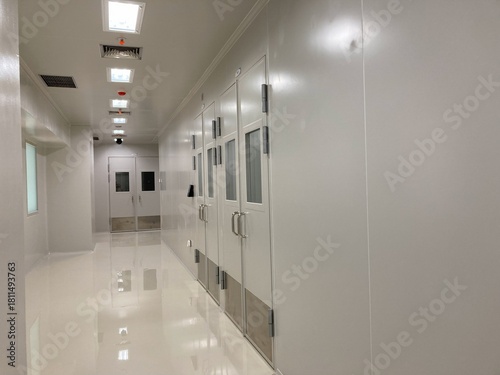 Cleanroom Corridor A Pristine and Sterile Environment for Manufacturing and Research Activities