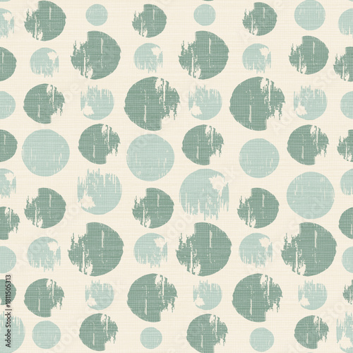 Seamless Dripping Pastel Polka Damask Pattern