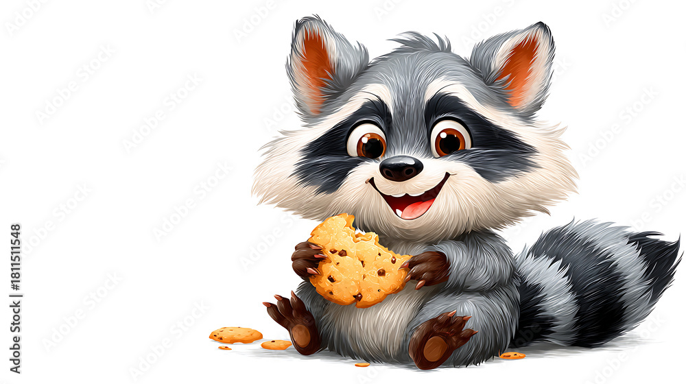 Obraz premium squirrel with a nut isolated on white background 