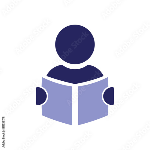 read icons. simple colored vector