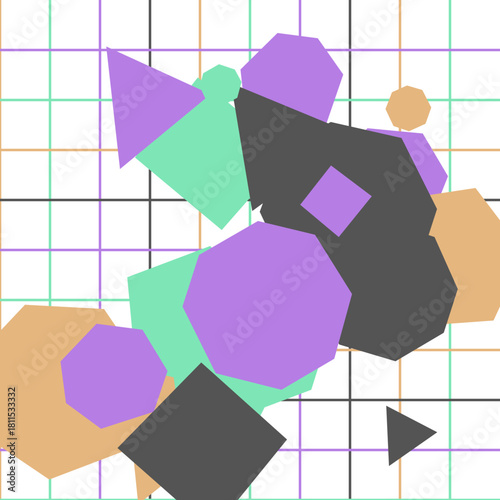 scarlet shadow abstract vector