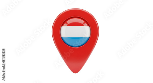 Luxembourg Location Pin: A vibrant, red location pin prominently displays the national flag of Luxembourg, symbolizing a sense of place, identity, and destination. Free Download Luxembourg Location Pin: A vibrant, red location pin prominently displays the national flag of Luxembourg, symbolizing a sense of place, identity, and destination. - GFXLoad