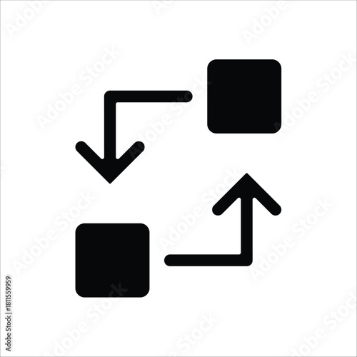 replacement icons. simple solid vector