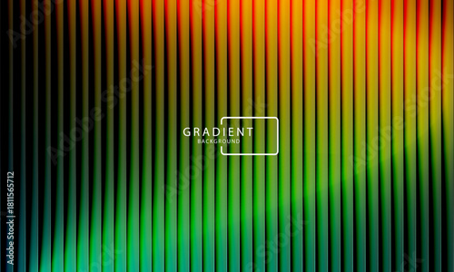 Vibrant gradient pattern with vertical glowing neon lines blending smooth and radiant colors. Minimalistic and futuristic abstract background perfect for creative digital designs. Vector illustration
