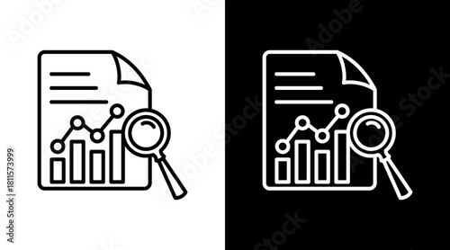 Data Analytics With Icon Set Design