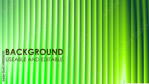 A smooth vertical bar pattern blending deep teal to bright lime green with a dynamic lighting effect for design