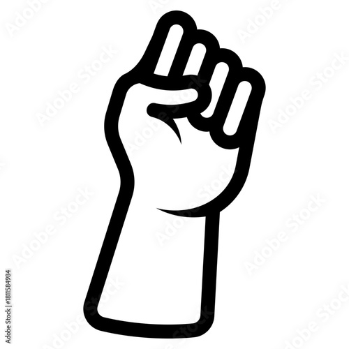 hand fist fight gesture icon