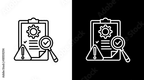 Risk Assessment With Icon Set Design