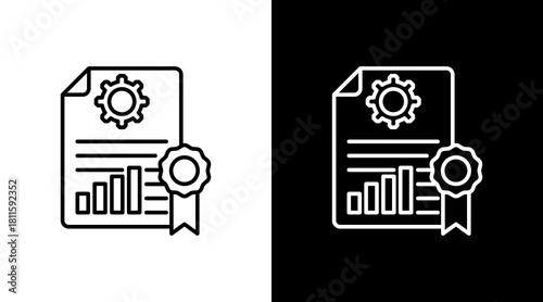 Project Charter With Icon Set Design