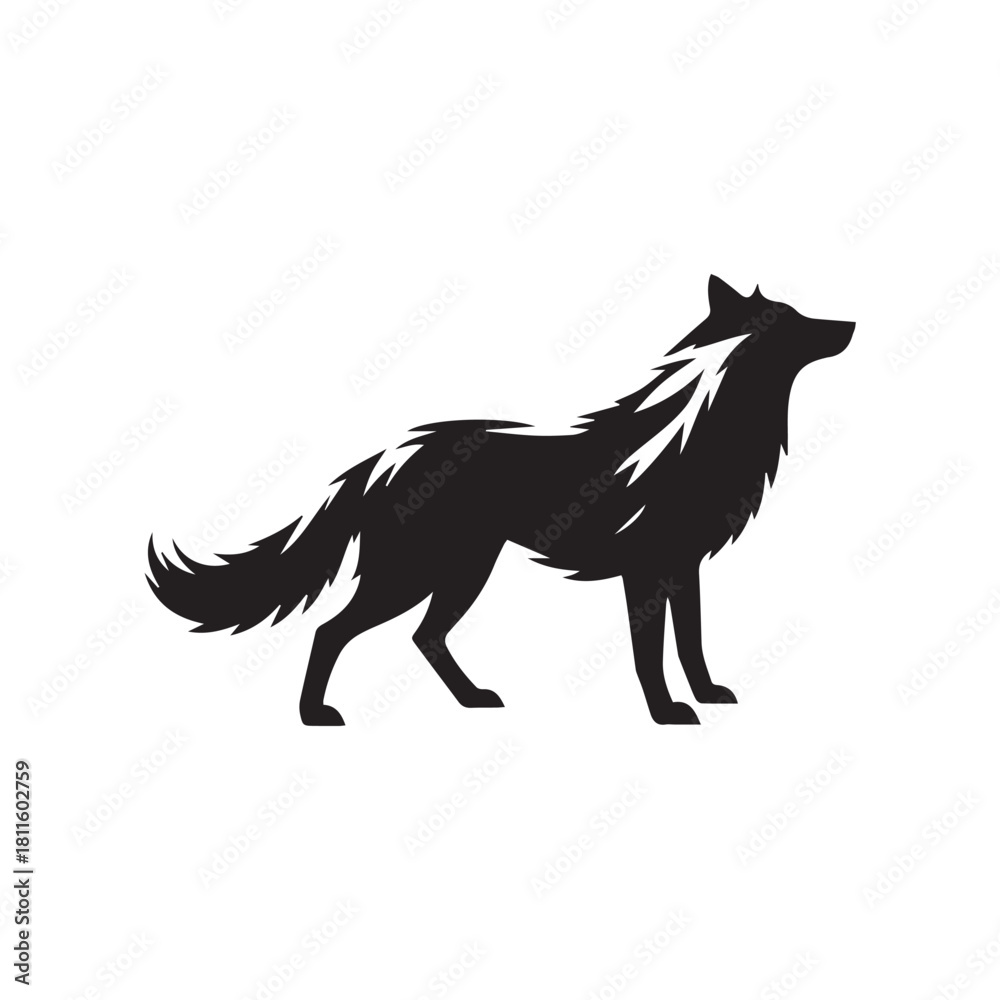 Fototapeta premium wolf vector illustration