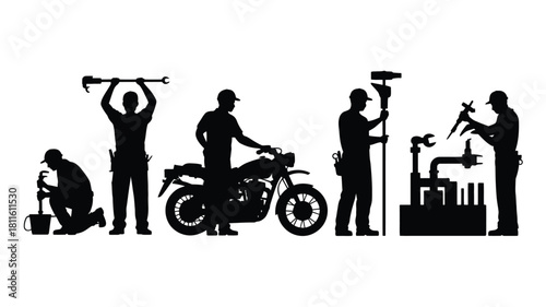 Skilled laborers, mechanics, and builders