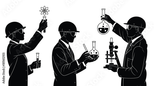 Science experiment, research and analysis