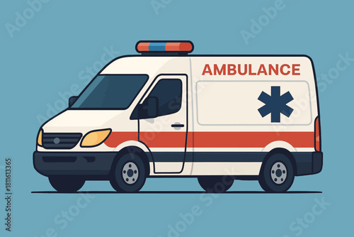 ambulance car vector illustration