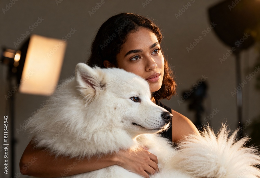 Fototapeta premium Samoyed Connection - Pet Wellness