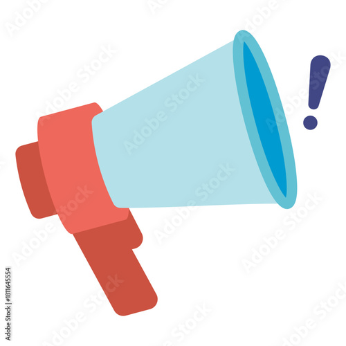 megaphone for protesting flat icon