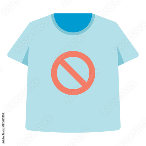 protest t-shirt flat icon