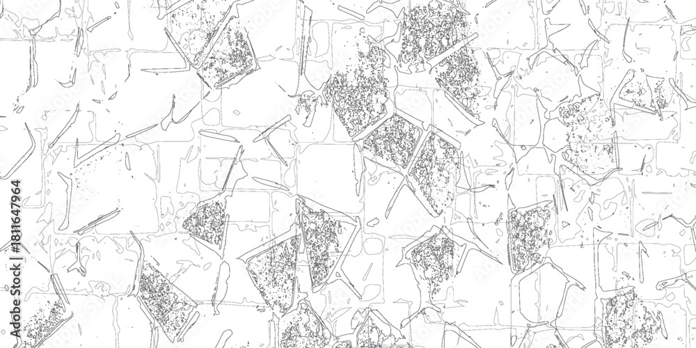 Naklejka premium Stone Texture, white and gray, abstract shapes, line art, background pattern, for design projects and architectural renderings to provide an artistic and modern vibe 169