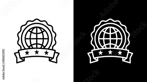 Iso Standards With Icon Set Design