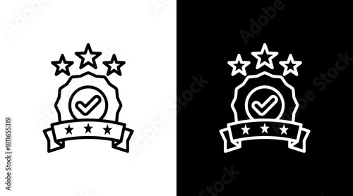 Quality Policy With Icon Set Design