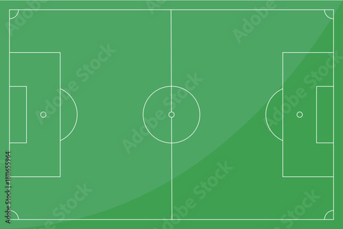 Ilustration of a Soccer Field