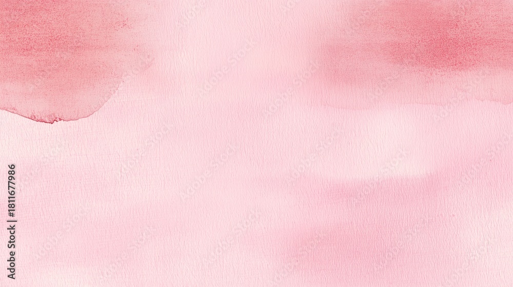 Fototapeta premium Abstract Pink Watercolor Background