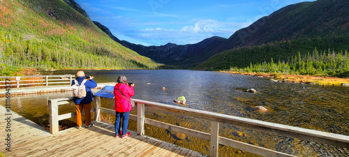 Québec, Canada : Lac aux Américains (Parc national de la Gaspésie)	