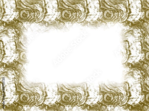Beige Ornamental Border Texture