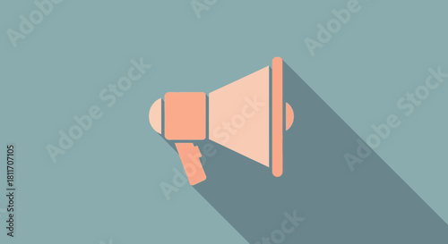 Communicate effectively with this megaphone icon, perfect for announcements, marketing, or social media campaigns, conveying a clear message with impact
