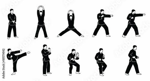 Silat Martial Arts Techniques - A Series of Dynamic Movements.