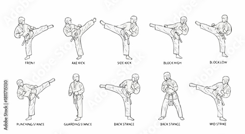 Karate Kicks Demonstration - A Comprehensive Guide to Martial Arts Techniques.