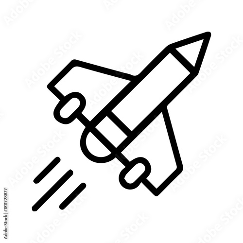 Rocket Ship Launching