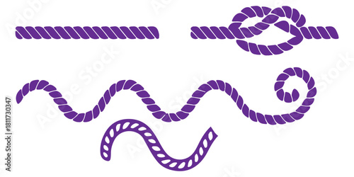 rope brush pattern. Thread pattern seamless