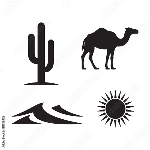 Camel caravan silhouette reflecting nomadic journey