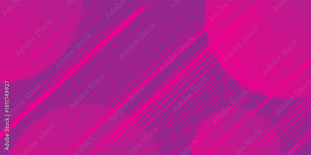 Obraz premium Abstract Pop Art Background with Diagonal Lines and Dots.