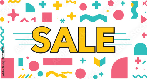 Vector illustration super sale banner template design, Big sales special offer