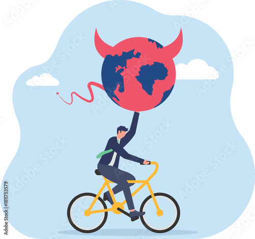 illustration of escaping the dark side or unethical practices in business
