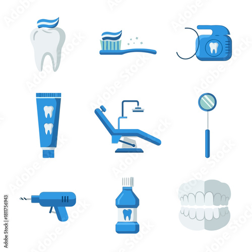 Dental care equipment and hygiene items for oral health