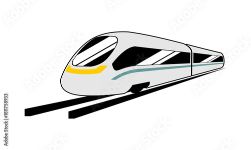 Local train illustration design vector